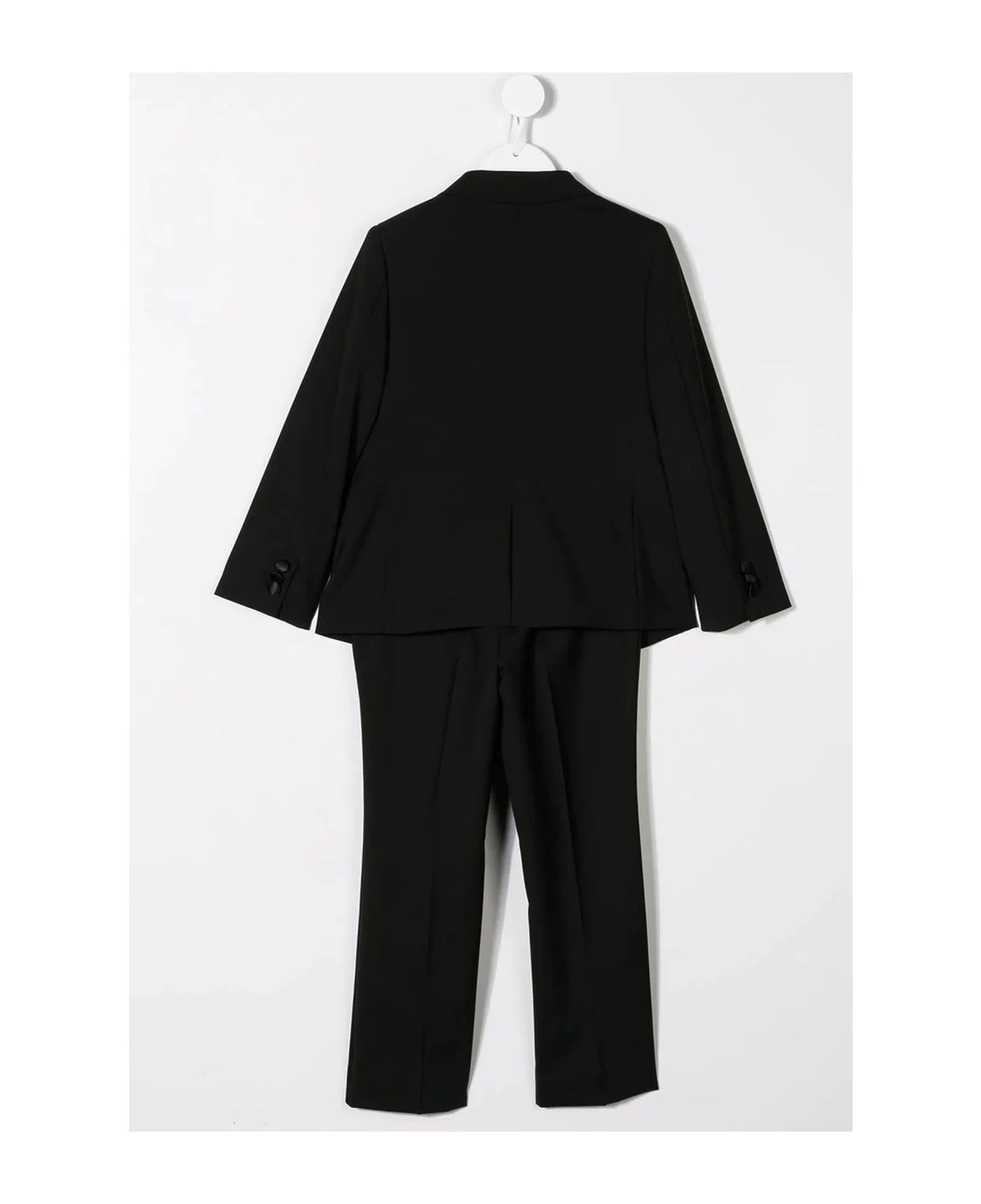 Dolce & Gabbana Black Virgin Wool Two Piece Suit - Image 2