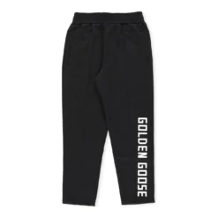 Golden Goose Logo Printed Straight Leg Trousers