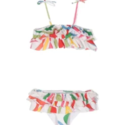 Multicolor Bikini Girl