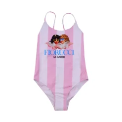 MC2 Saint Barth Striped Entire Swimsuit
