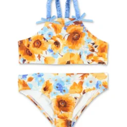 Zimmermann Halcyon Gathered Strap Bikini