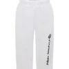 MM6 Maison Margiela White Sweatpant For Girl With Logo