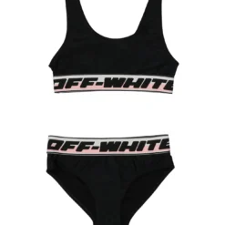 Off-White Logo Elastic Bikini Set