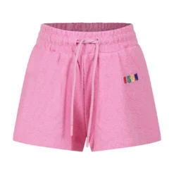MSGM Pink Shorts For Girl With Logo
