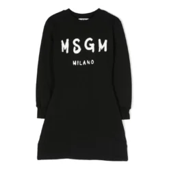 MSGM Sweatshirt Model Dress With Print