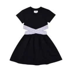 FENDI Dress With Cut-out Logo Bands