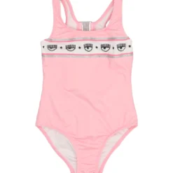 Chiara Ferragni 'maxi Logo Mania One-piece Swimsuit