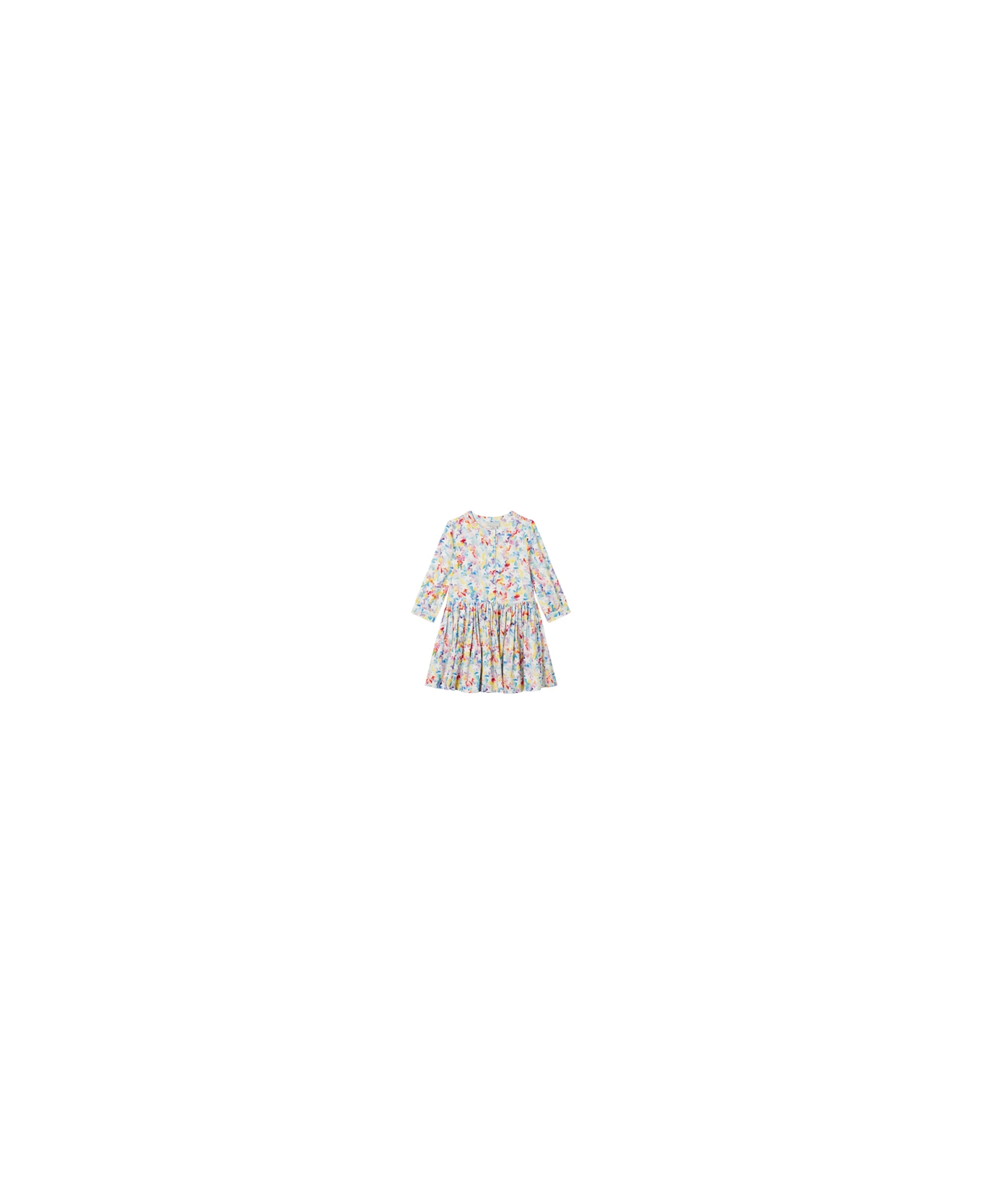 Stella McCartney Kids Pleated Dress With Print