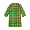 Gucci Check Wool Coat With Square G