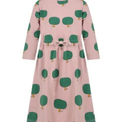 Bobo Choses Pink Skirt For Girl With Tree Print