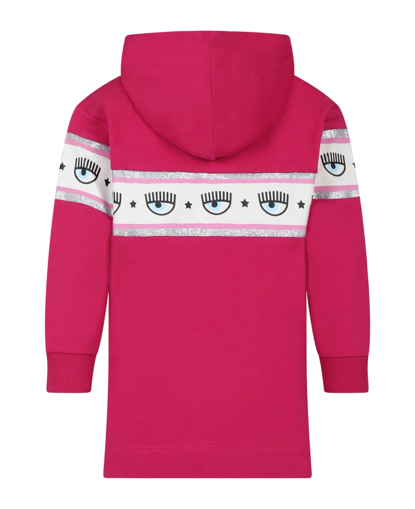 Chiara Ferragni Fuchsia Dress For Girl With Eyes Flirting - Image 2