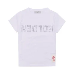 Golden Goose T-shirt With Rhinestones