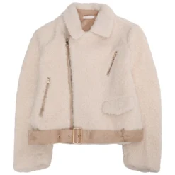 Chloé Shearling Biker Jacket
