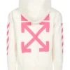 Off-White White Sweatshirt For Girl With Logo
