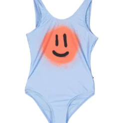 Molo Light Blue Swimsuit Girl Kids