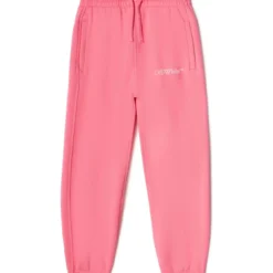 Off-White Fucsia Cotton Track Pants