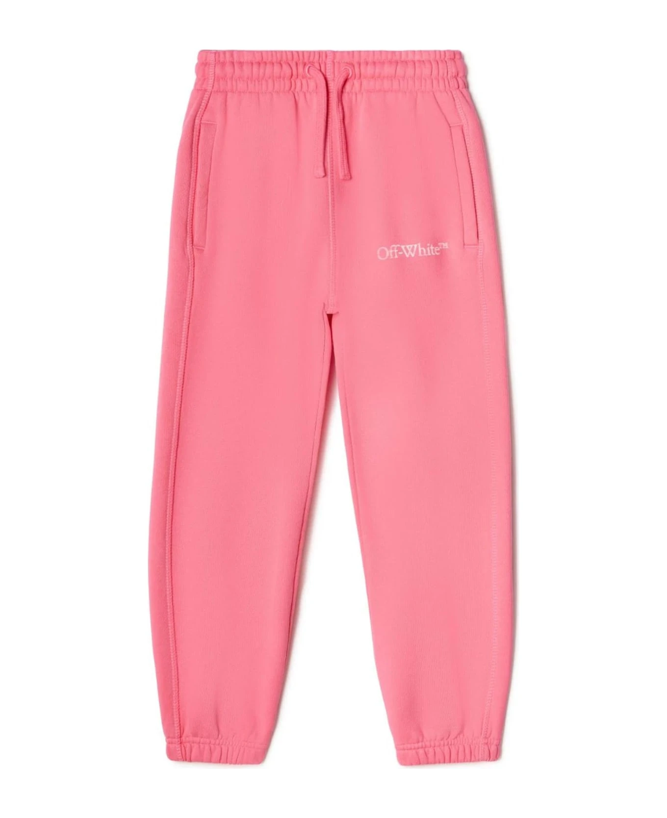 Off-White Fucsia Cotton Track Pants