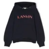 Lanvin Blue Cotton Hoodie