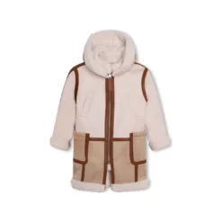 Chloé Two-tone Eco Shearling Coat