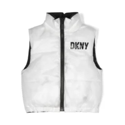 Dkny Smanicato Reversibile In Nylon Bambina