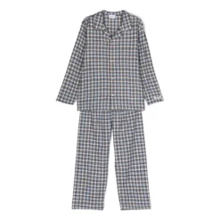 LA PERLA Check-print Long-sleeve Pyjamas