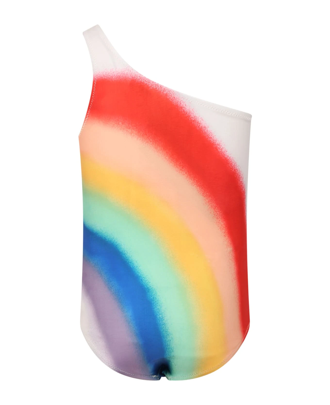 Molo Multicolor Swimsuit For Girl With Logo - Image 2