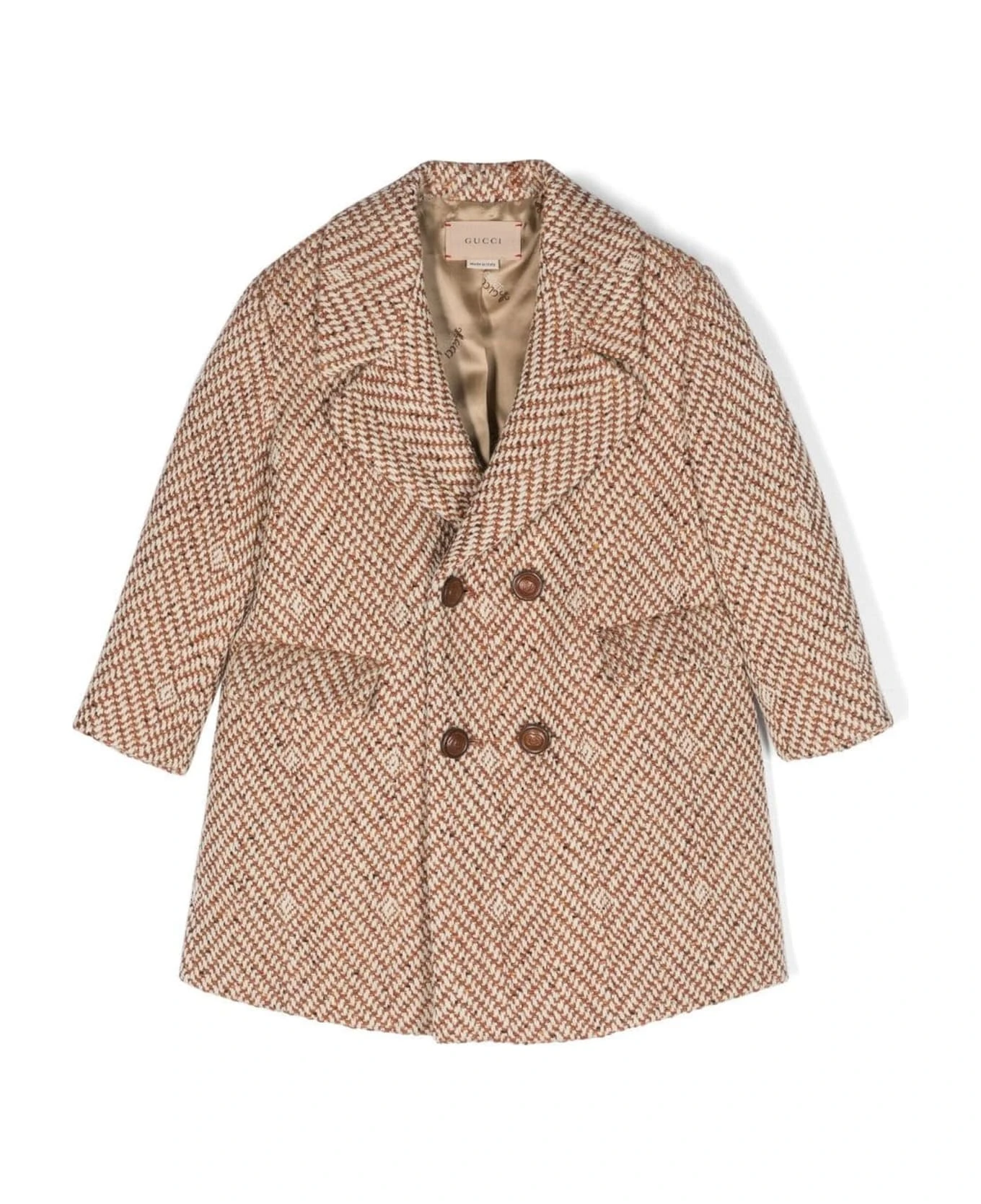 Gucci Brown Cotton Coat
