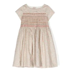Bonpoint Abito Stampa Liberty In Cotone Bambina