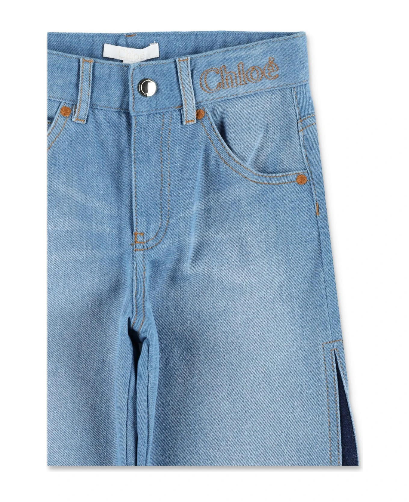 Chloé Denim Bicolor Jeans - Image 3