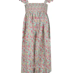 BONPOINT Multicolor Dress For Girl With Liberty Print